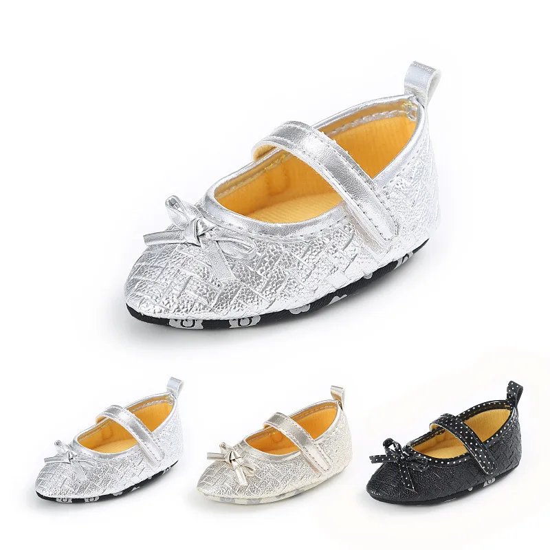 

Новинка 2022 года, обувь на высоком каблуке для новорожденных девочек, обувь принцессы с бантом для первого дня рождения, обувь для фотосессии, От 0 до 12 месяцев