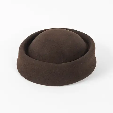 बच्चों की शरद ऋतु सर्दियों फैशन ऊन पिलबॉक्स टोपी लड़कियों परिचारिका टोपी कैटवॉक अवतल पार्टी कॉकटेल कॉस्प्ले पोशाक 8 best sales बेरेट टोपी - №1