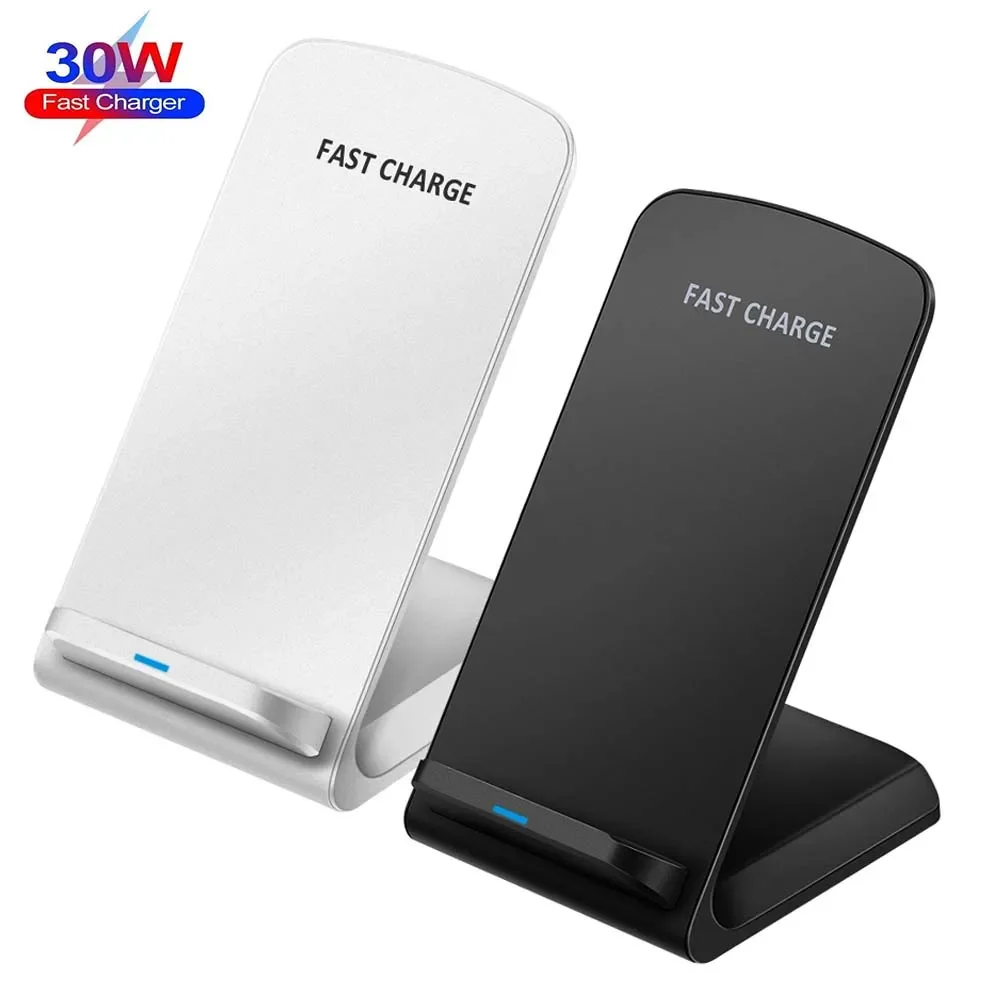 Fast 10W 15W 30W Wireless Charger Stand for iPhone 15 14 13 12 11Pro Samsung Galaxy S23 S22 S21 Redmi Charging Dock Station