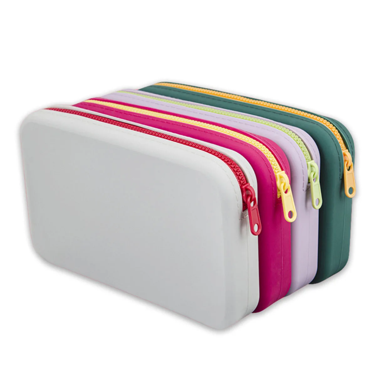 Square Large Capacity Cosmetic Toiletry Storage Bag Multi-Functional Digital Storage Box Organizer for Home And Travel
