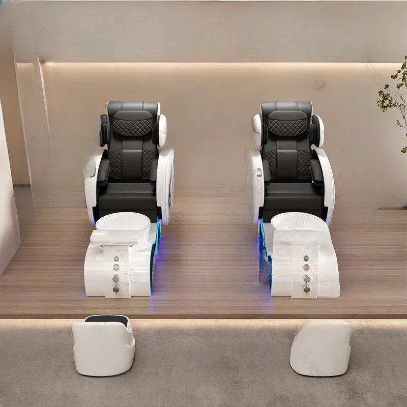 

'For luxury fully electric massage pedicure chair equipped with colorful light surf for Nail shop