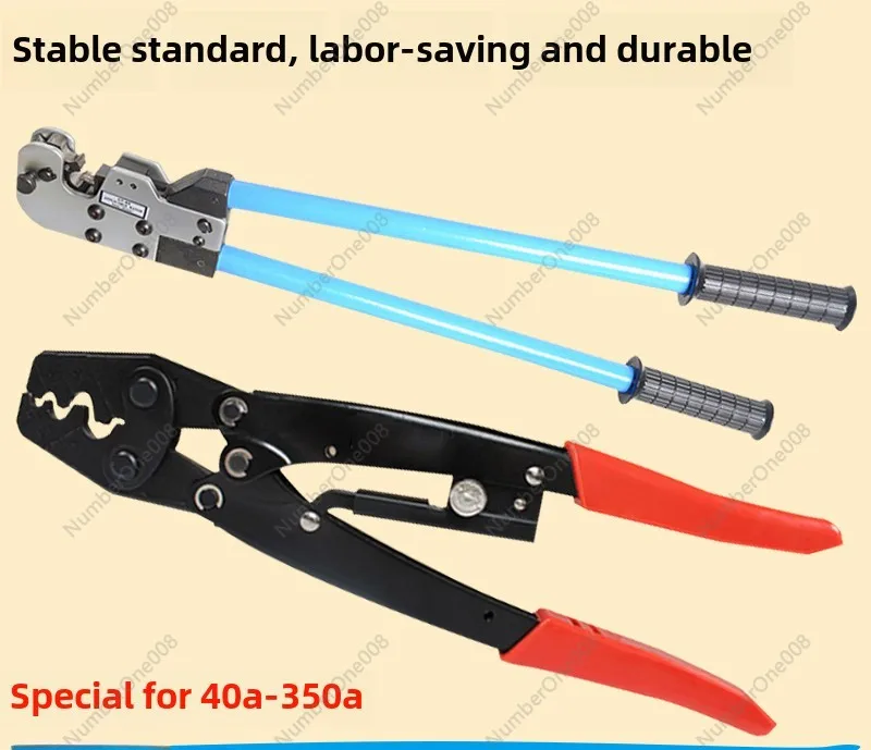 Plug crimping pliers Ratchet crimping pliers Cold terminal crimping pliers