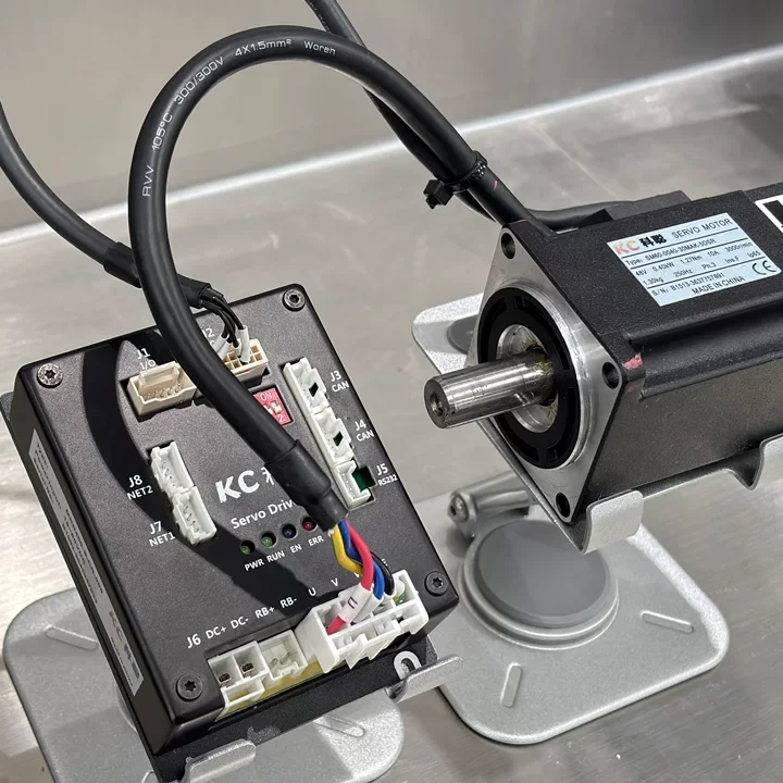 NEWKCONBOT MRD600-S-CR-005 48V DC Integrated Servo Motor With Absolute Encoder 600W IP67 CANopen/RS232 For AGV Robotics