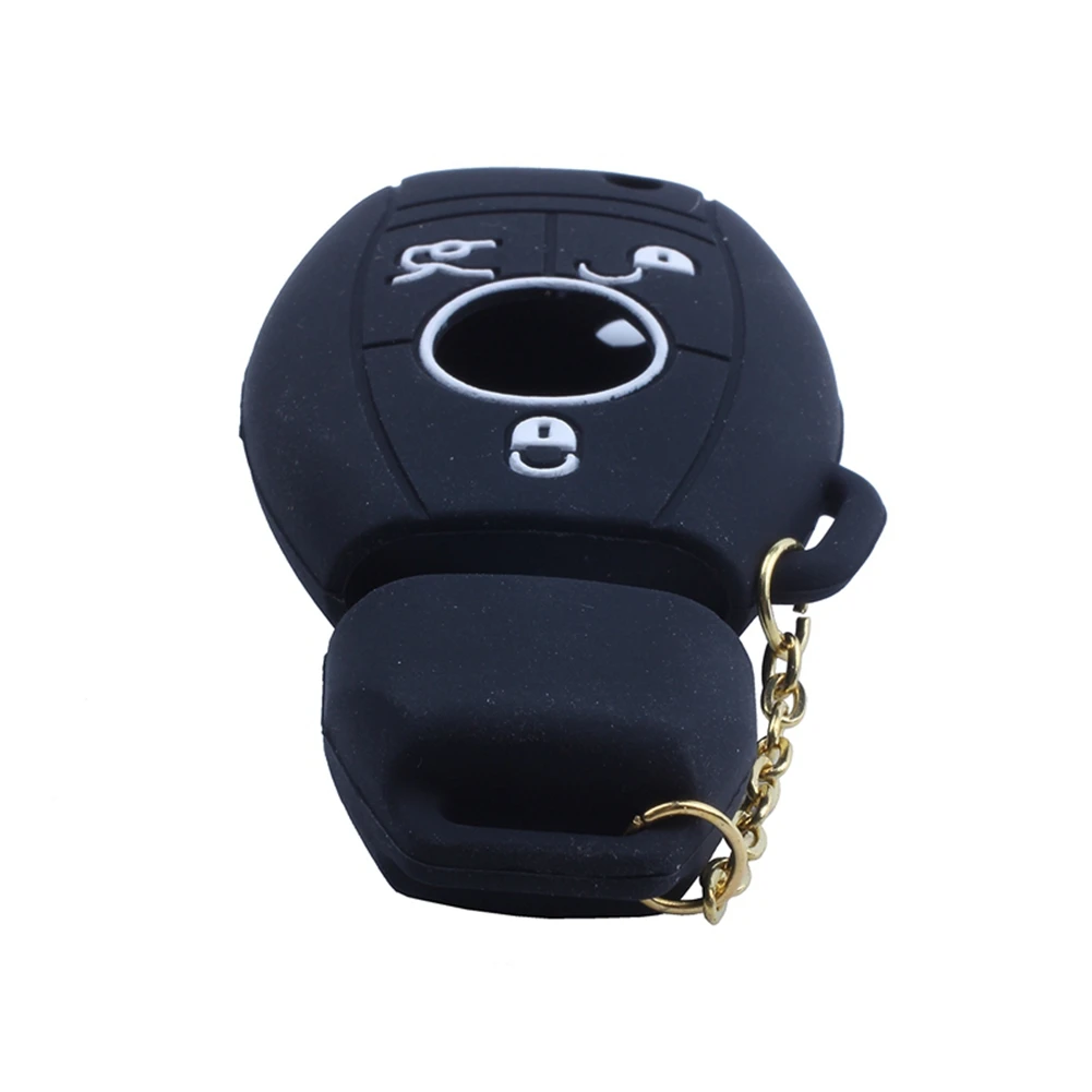 

2X силиконовый чехол для MERCEDES BENZ Smart Key, черный