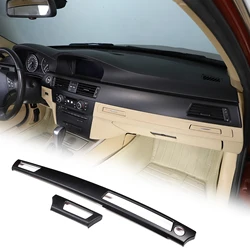 For BMW 3 Series E90 2005-2012 ABS Carbon Fiber Car Interior Dashboard Panel Cover Trim Decoration Stickers  Auto Accessories