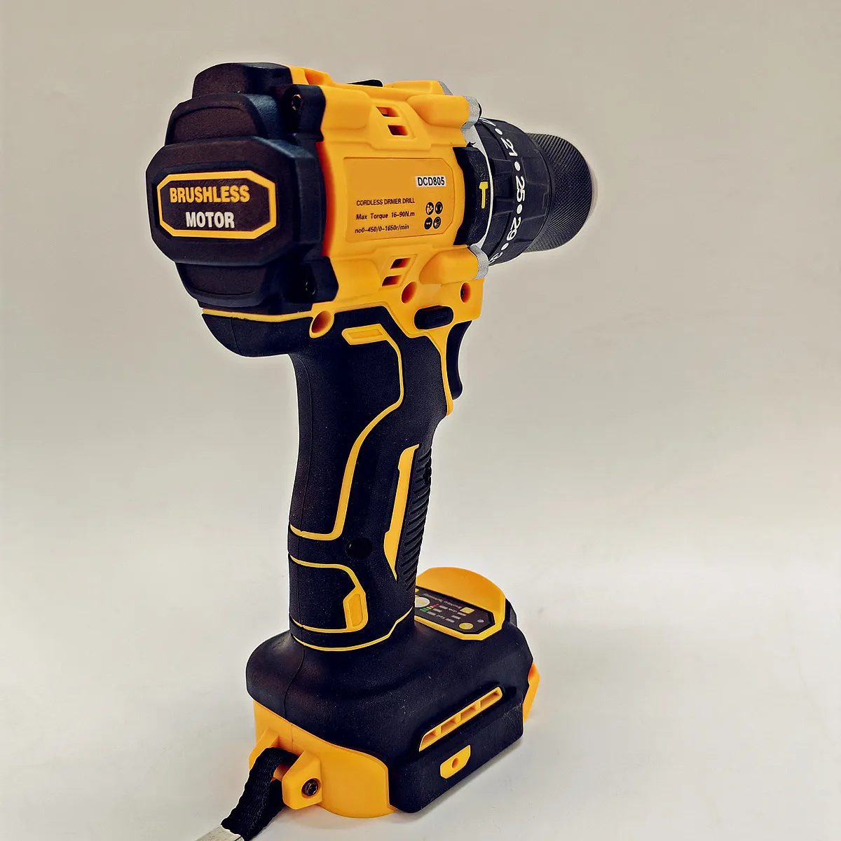 Fit For Dewalt 20V Battery Brushless Hammer Drill Cordless Impact Drill Electric Screwdriver 10mm Power Tools DCD805