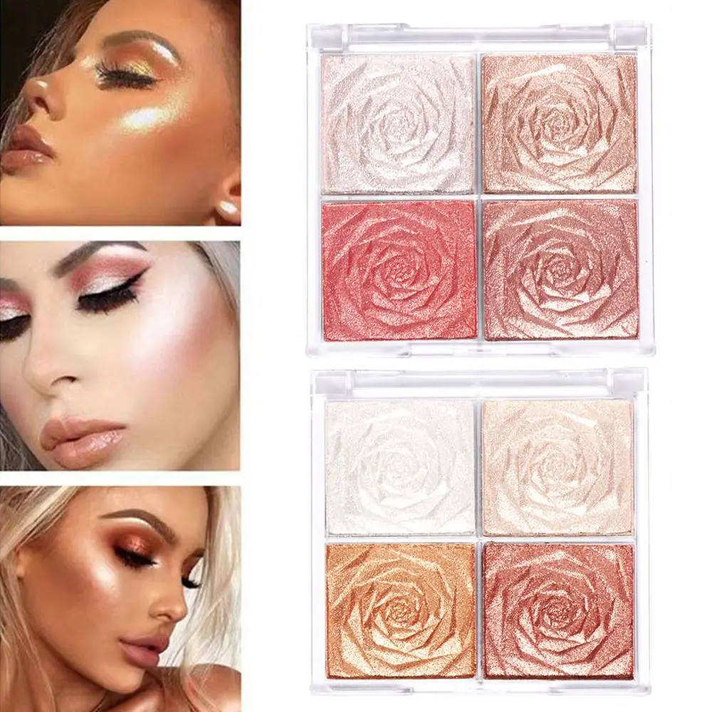 Kosmetyki Bronzer Cień do powiek Highgloss Blush Narzędzie do makijażu Brokatowa paleta rozświetlaczy Paleta do makijażu Diamond Highlight Powder