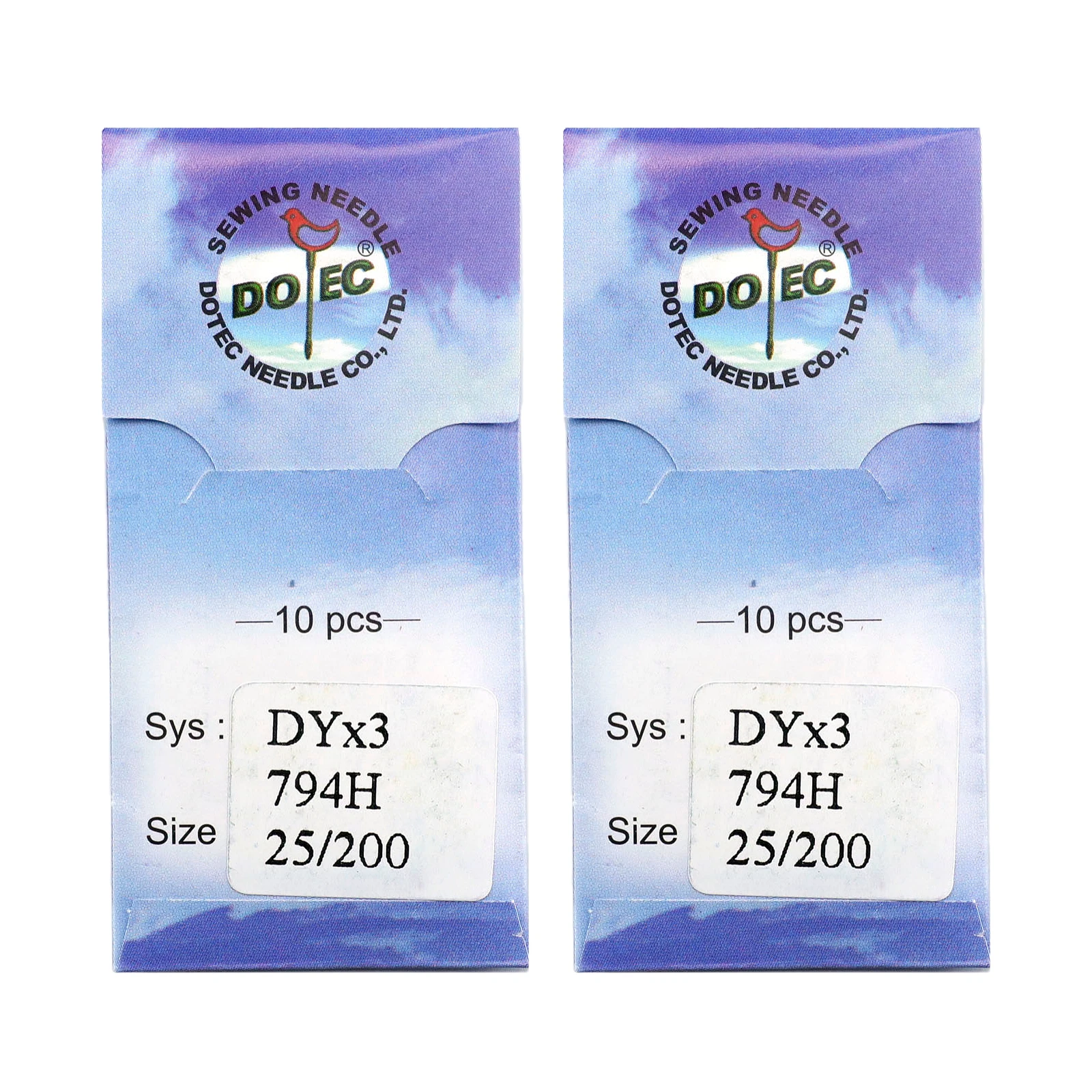 20PCS Dotec DYX3 (794H) Needles For Industrial Sewing Machines DYX1, SY5210, 53:20, SY 5213, 7X1, 7X3