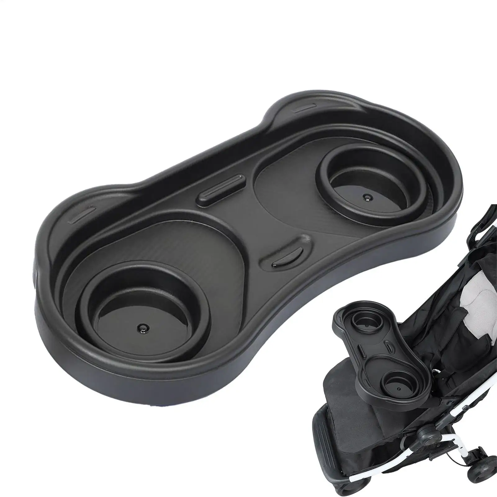 

Snack Tray For Stroller Detachable Stroller Clamp For City Commuting Adapter Attachment For Baby Toddler Family Trips Traveling