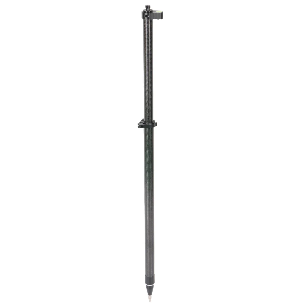 GP180SQ-3C 1.8m telescopic Carbon fiber Snap Quick Release Lock GPS pole