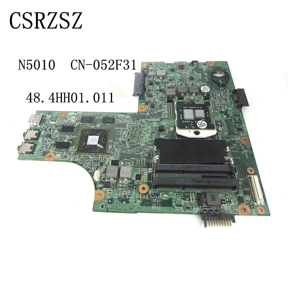 Csrzsz-placa-mãe Portátil para Dell Dell Inspiron 15r N5010 48.4hh01.011 Alta Qualidade