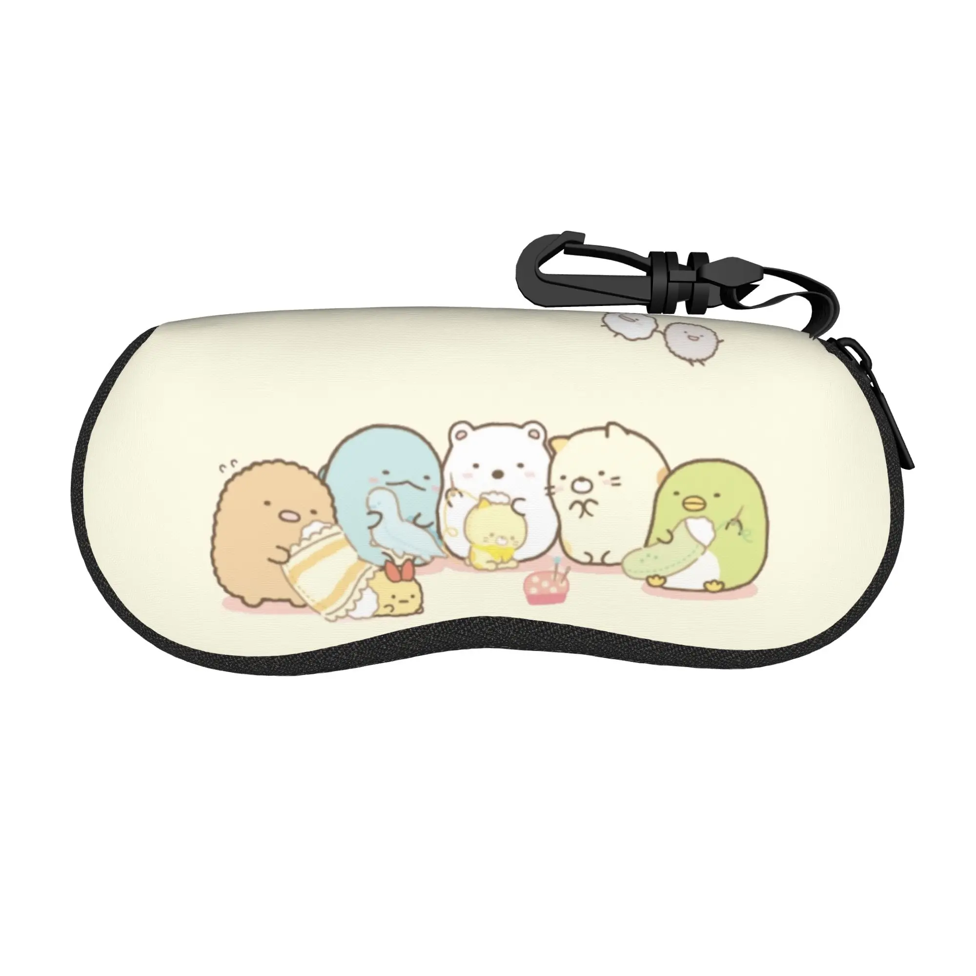 Harajuku Sumikko gurashi with their toys  Glasses Case New Box  Eyewear Protector Cartoon Sunglasses Box