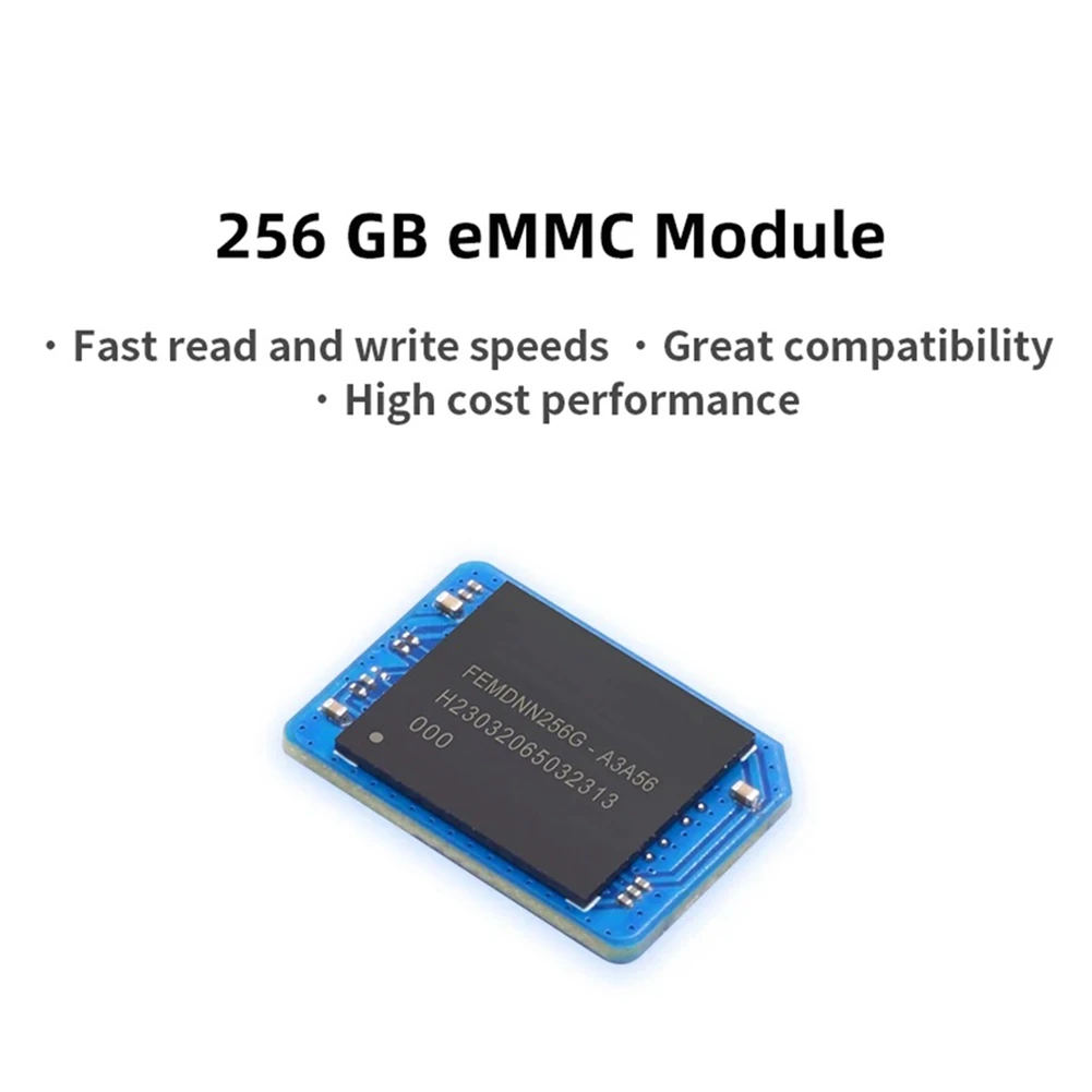 SCLS EMMC Module 256 GB 3D NAND Fast Read and Write Speeds for 5 Plus/Pro/Max/Ultra 4A RV2 3B