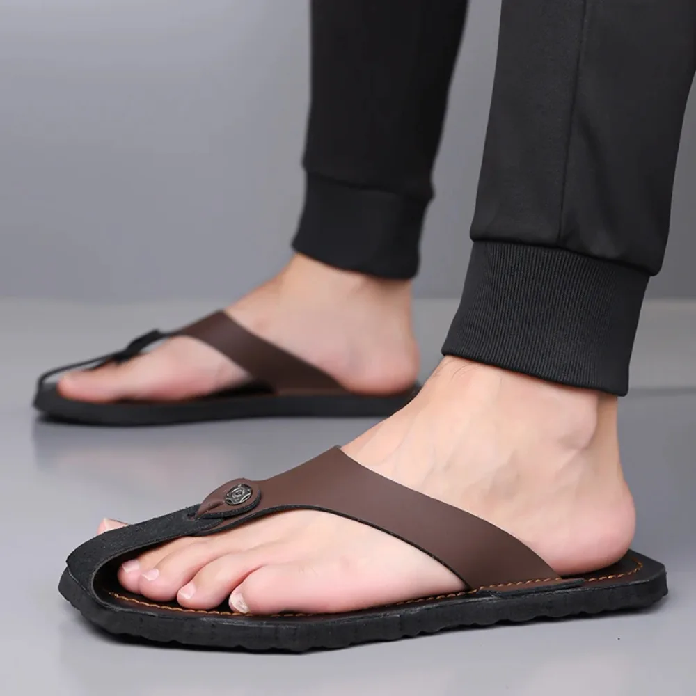 

Hot Selling Sandals For Men Fashionable Summer Sandals Casual Beach Walking Sandals Handmade Cool Design Leading The Trend