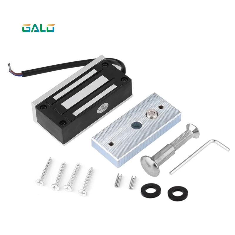 GALO DC12V /24V Electromagnetic Lock Magnetic Lock 60Kg/100Lbs