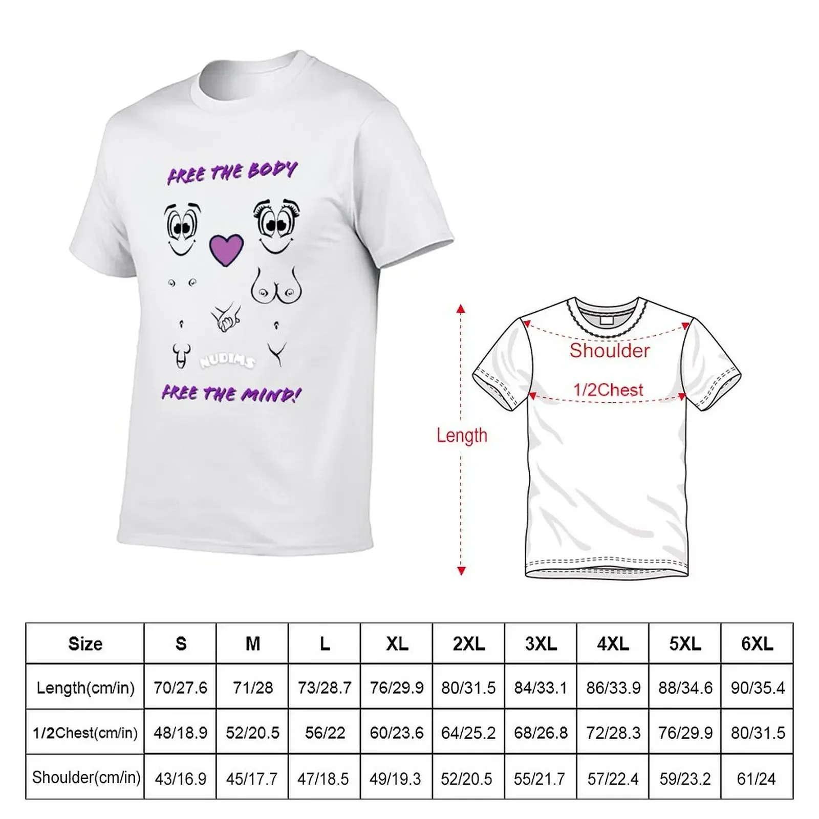 Free the body... free the mind! - Couple T-Shirt anime tshirt anime figures man t shirt Aesthetic clothing Short sleeve tee men