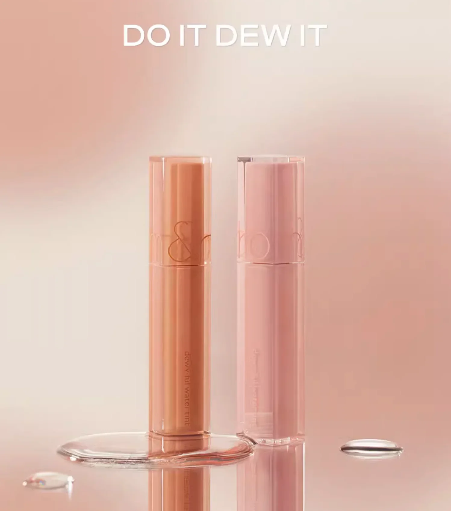 Romand Material Nude Dewyful Water Tint Juicy Lasting Tint Transparent Lip Glaze Liquid Lipstick Lipgloss Lip Makeup