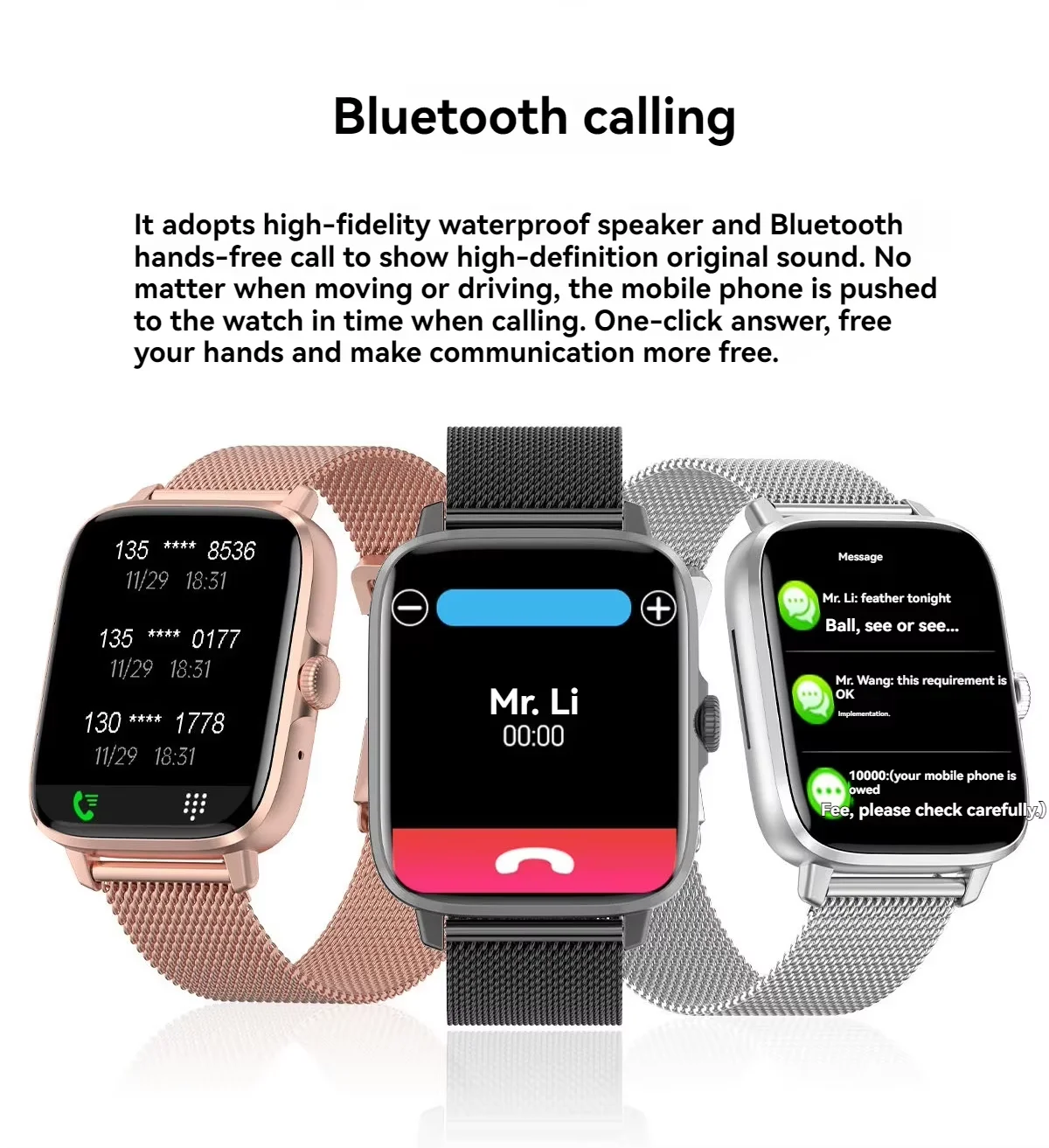Smart Watch with NFC Door Unlock, ECG Monitoring & 10 Sport Modes – Fitness Tracker Heart Rate Sleep Monitor, IP68 Waterproof Bl