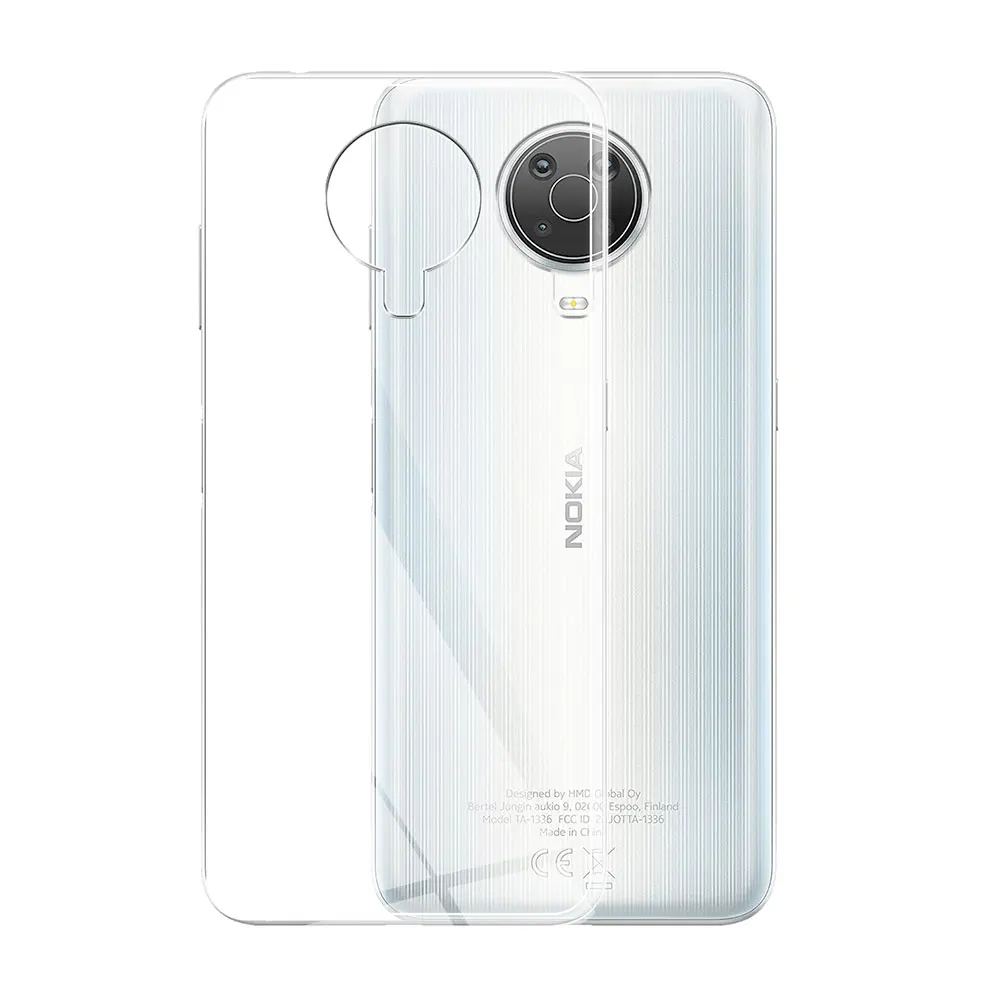 Para Nokia G10 G20 funda de 6,52 "Ultra delgada de silicona suave TPU funda trasera transparente para Nokia G20 G10 Coque para Nokia 6,3 Fundas