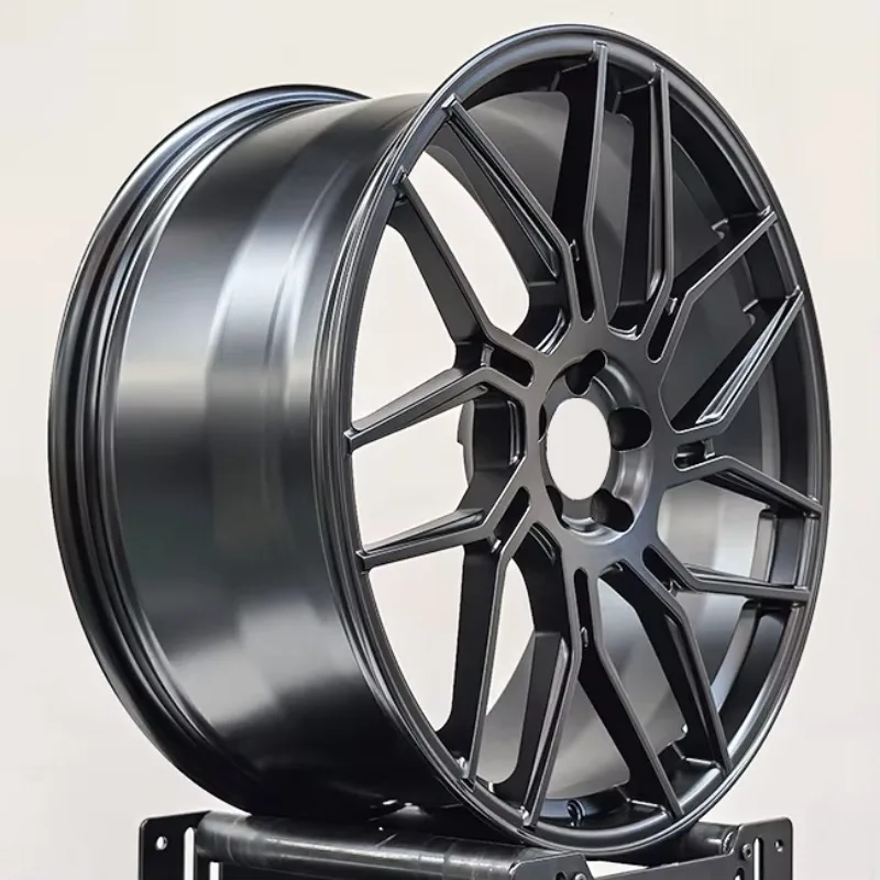 

Кованая ступица колеса из матового черного алюминиевого сплава 22*10, 5*112, многоспицевые колеса для пассажирских автомобилей, новые 35 мм
