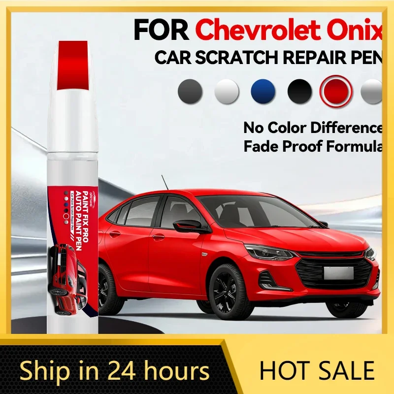 

Ручка-корректор для ремонта лакокрасочного покрытия автомобиля Chevrolet Onix 1994-2025, средство для удаления царапин, аксессуары для авто, черный, белый, серебристый, синий