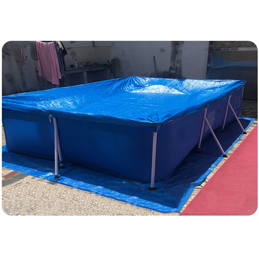 

Effortless Installation Outdoor Pool Protection Pool Cover With Bracket Debris Protection Easy Installation Long-lasting