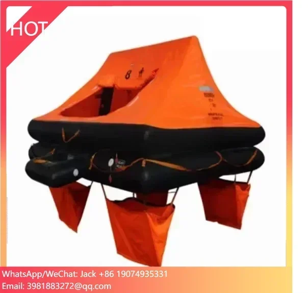 

ISO 9650 Mini Emergency Inflatable Life Rafts 8 Person YT-8 for Ship