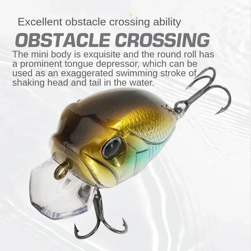 8 جرام 40 مللي متر كرانكبيت Wobblers الصيد إغراء 40 مللي متر 8 جرام الطعم الاصطناعي الصلب الصيد السواعد العائمة الضحلة لويا الطعم لوازم الصيد #6