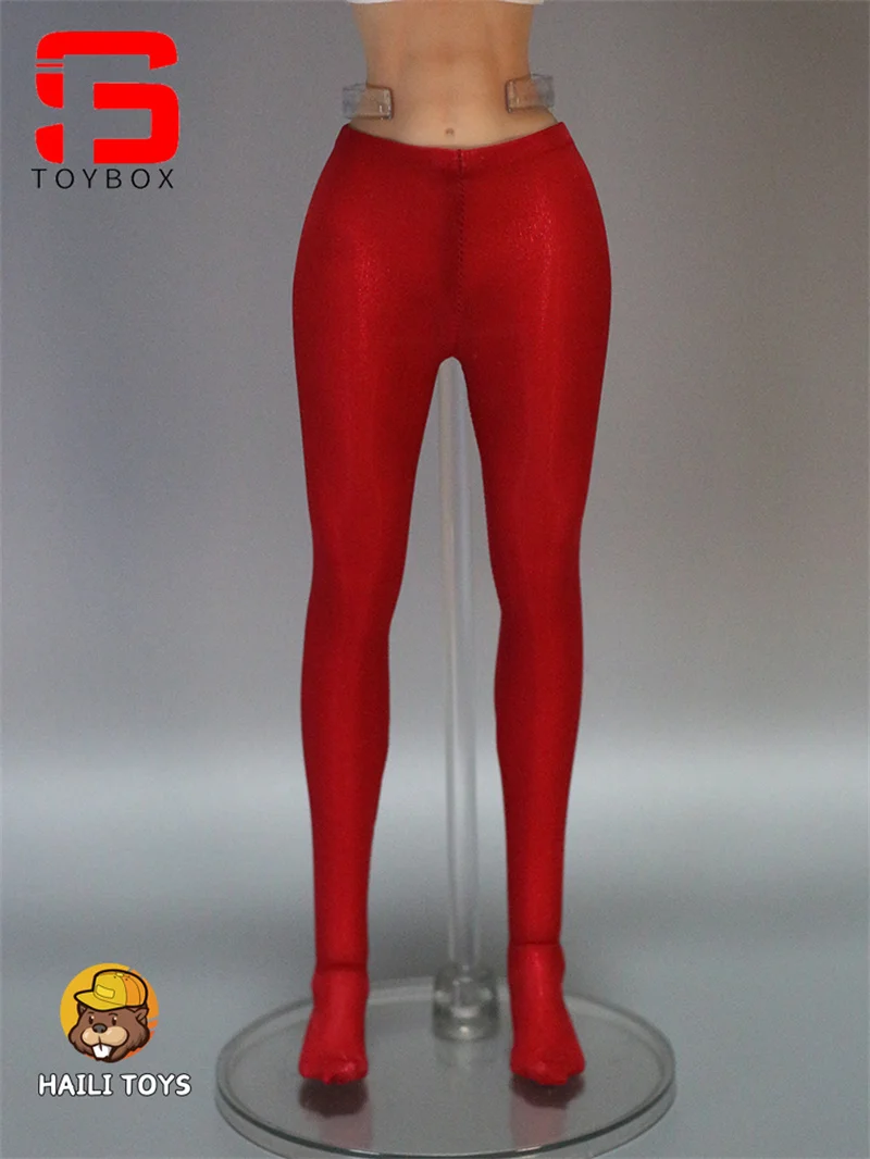 HAILI TOYS Rajstopy damskie z cienkiego jedwabiu lodowego w skali 1/6, akcesoria do ubrań, pasują do 12-calowych figurek żołnierzy, lalek i figurek akcji.