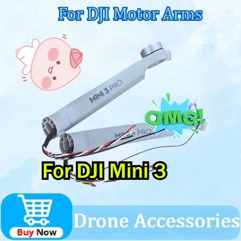 

New Motor Arms For DJI Mini 3 Left Right Front Rear Arm With Motor and Cables Drone Replacement Spare Part High Quality