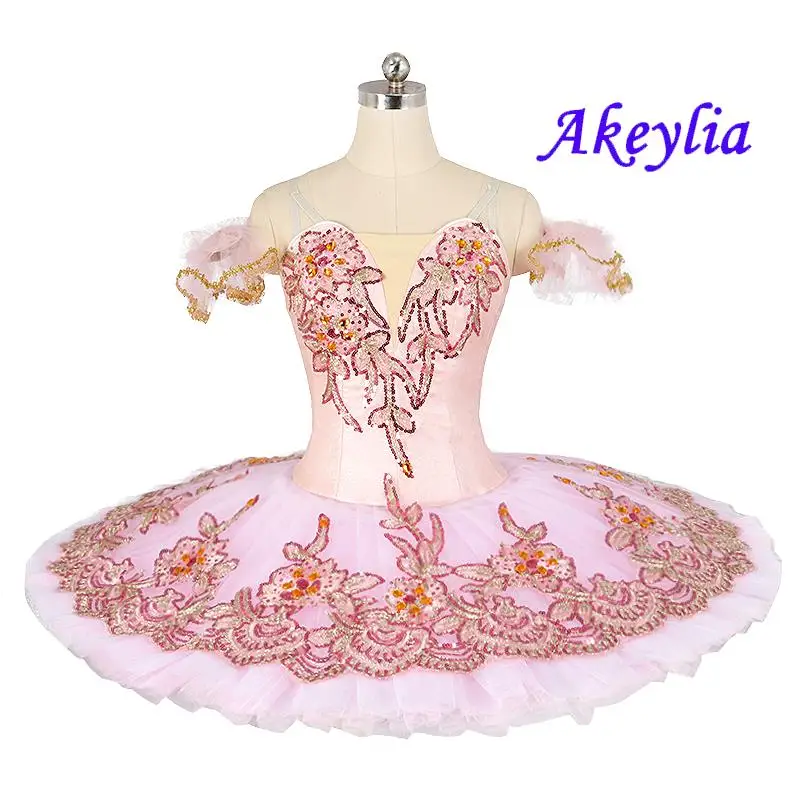 Sugar Plum Fairy Professional Ballet Tutu Classical Ballet Tutus Pink Nutcracker Performance Tutu Ballet Stage Costume JN9135