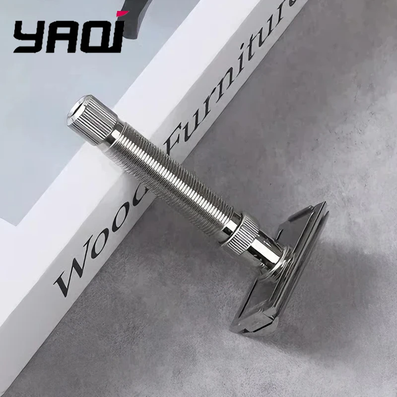 

2026 YAQI Razzo Rocket Safety Razor for Men Chrome Color Aluminum Handle Classic Shaving Tool