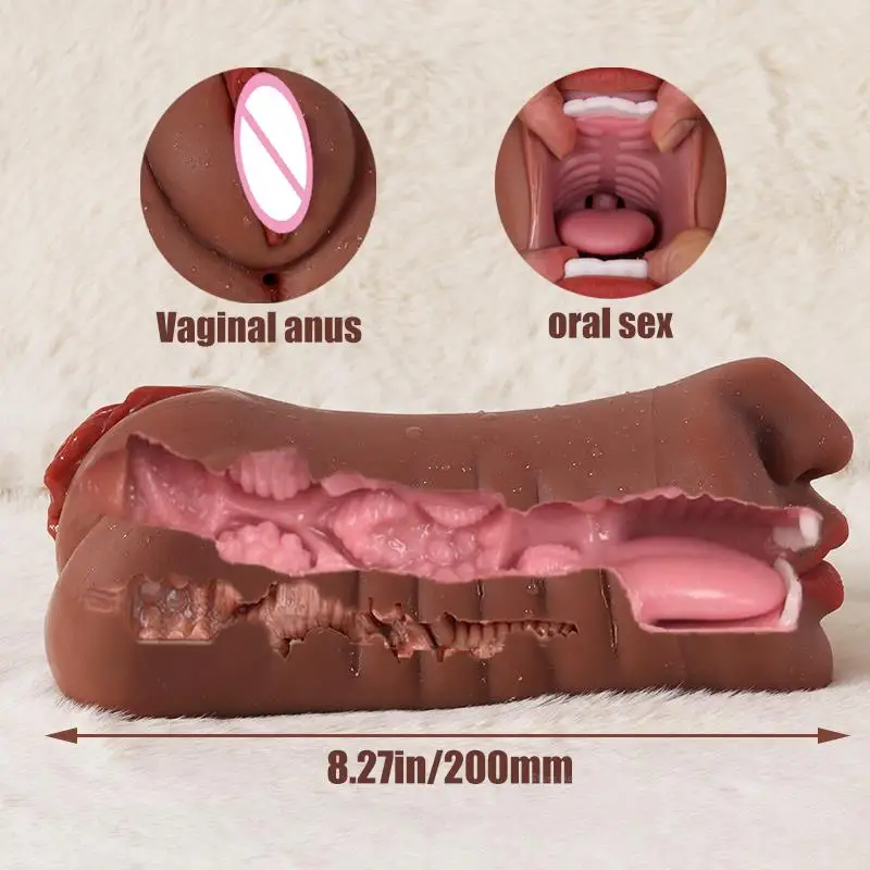 Artificial Vagina Blowjob Pussys for Men 3 in 1 Sex Toys Analsex Toy Fake Pussy to Transar Masturbators Sexe Gadgets Hentai Porn