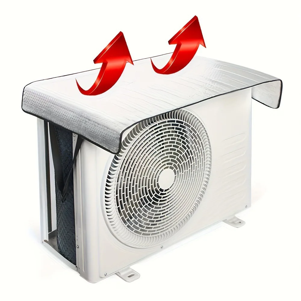 Outdoor AC Unit Protective Cover Waterproof Sunshade Dust Resistant Sleeve for Air Conditioner Exterior Equipmentry view 2