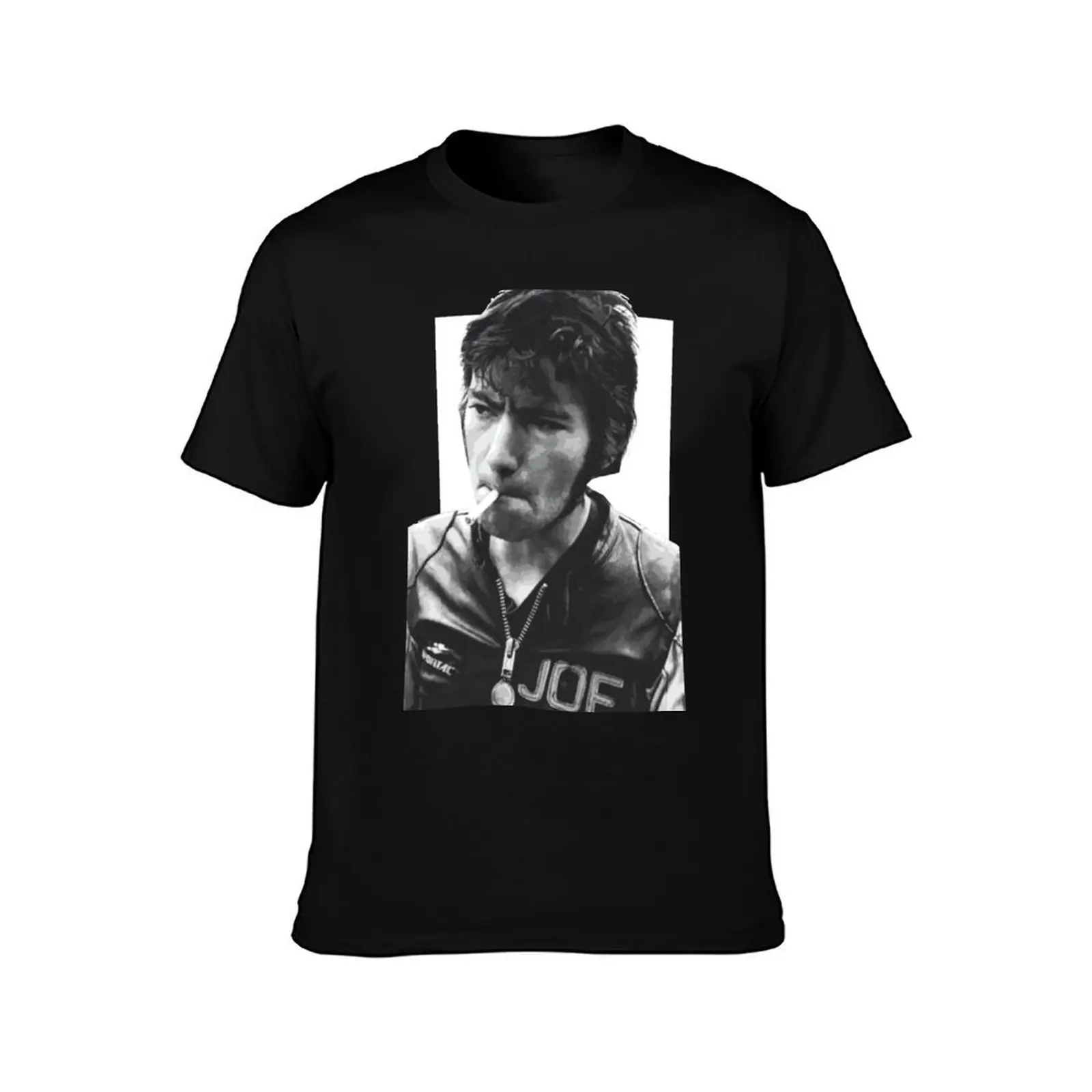 Joey Dunlop - TT Tourist Trophy T-Shirt, Summer Casual Cotton Tee, Oversized Streetwear Tops, Vintage Graphic Print, 100% Cotton