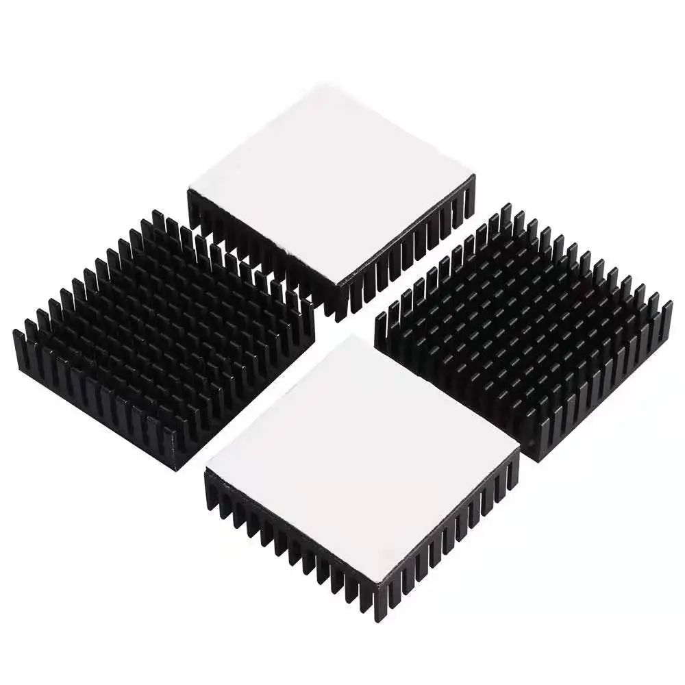 3D Printer Aluminum Heatsink Extruded Cooling Heat Sink With Adhesive Tape For Nema17 42 Stepper Motor Creality Ender 3 Parts