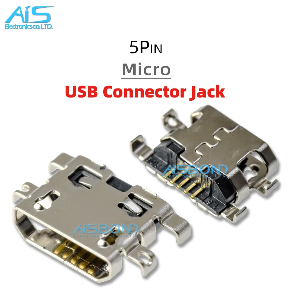 100Pcs/Lot Type-C USB Charging Port Jack socket charger Connector dock For Lenovo A360T A320T A5860 Moto E6S ZOPO ZP1000