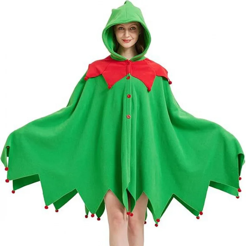 ชุดคลุมคอสเพลย์เอลฟ์สำหรับผู้ใหญ่ ชุดแฟนซีฮาโลวีน ทำจากเส้นใยโพลีเอสเตอร์ 100% ชุดการแสดงแบบดั้งเดิมของจีน
