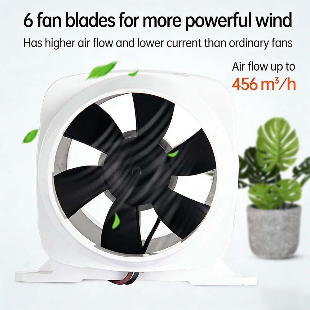 DC12V Direct Current Fan, Straight Tube Exhaust Fan, Yacht/rigamaroo Kitchen Exhaust Fan / Smoke Extractor, 3-inch or 4-inch