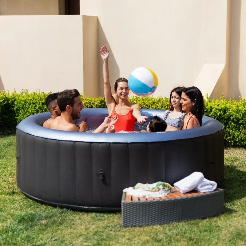 

Outdoor Inflatable Hot Spring Bath Bath Pool Household Thermostatic Bath Jacuzzi 224cm Suitable for 8 people
