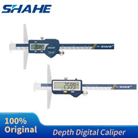 Shahe 0-150/200/300 mm Double Hooks Digital Depth Vernier Caliper Digital Micrometer Electronic CaliperDigital Caliper Tools