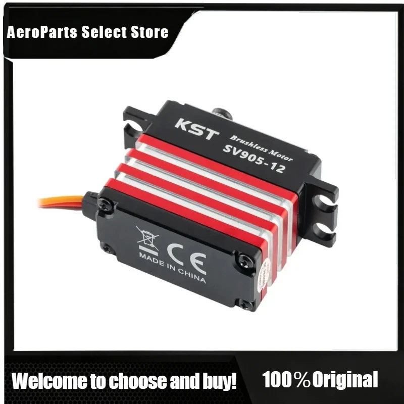 HA 1pcs For KST SV905-12 Tail Servos HV Brushless Metal Gear 17Kgf.cm 0.04sec Servo For 550-700 Class RC Helicopters