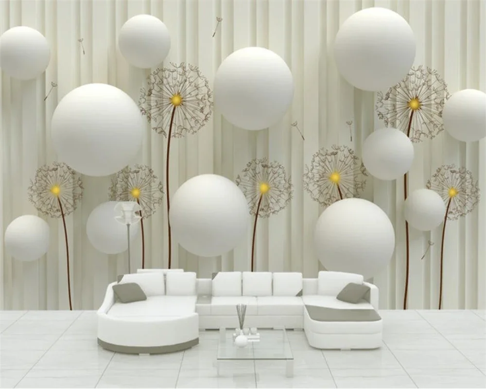 

Custom size wallpaper space extension round ball background mural stereo channel decorative painting 3d wallpaper photo tapestry