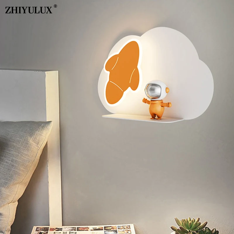 

Simple Left Right Style New Modern LED Wall Lights Living Children Study Room Baby Bedroom Bedside Aisle Lamps Indoor Lighting