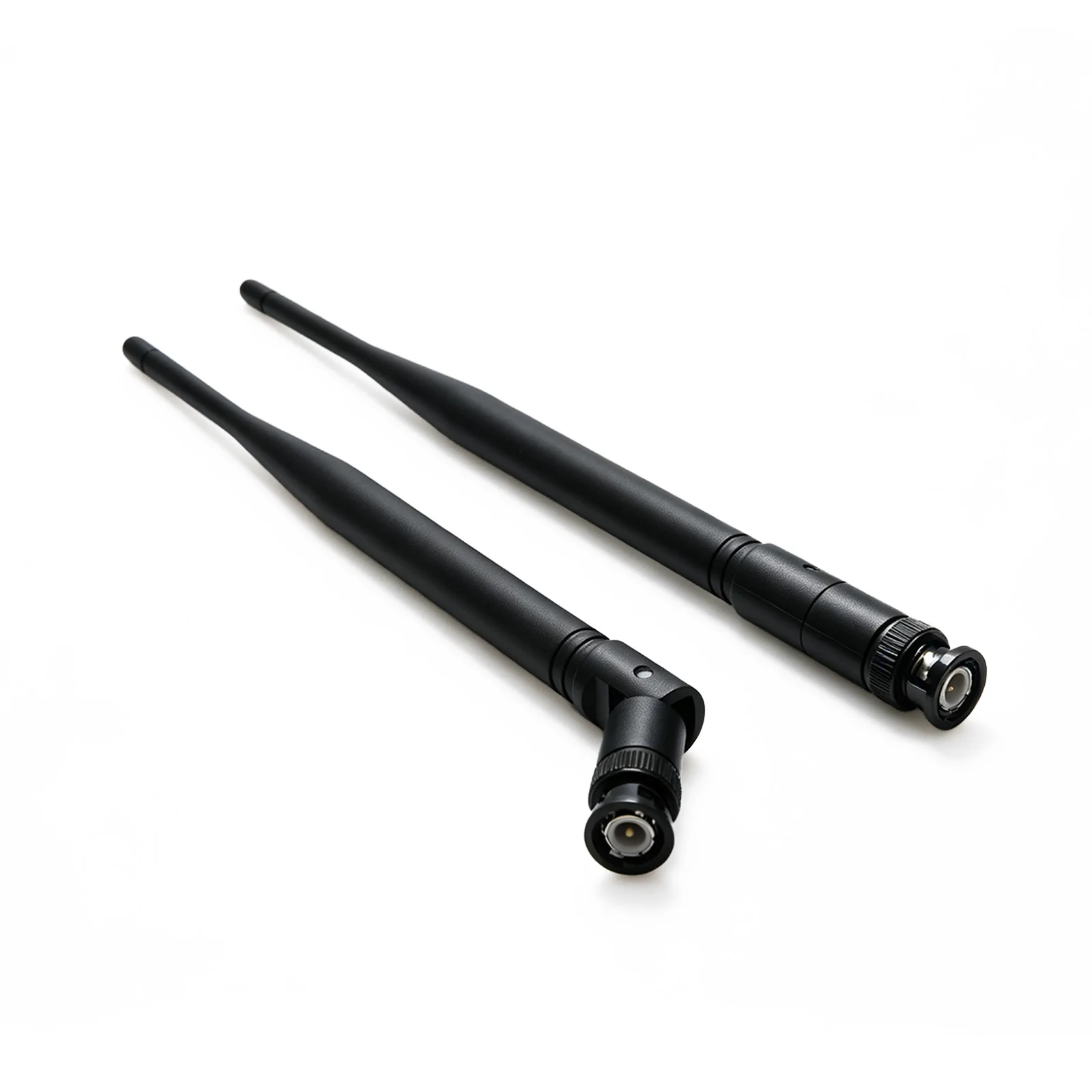 Antena uhf com conector bnc, 2 peças, para receptor de microfone sem fio, acessórios, ganho 3dbi, uhf 500mhz-900mhz, antena 215mm