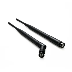 2Pcs UHF Antenna With BNC Connector For Wireless Microphone Receiver Accessories 3dBi Gain UHF 500MHz-900MHz Antenna 215mm