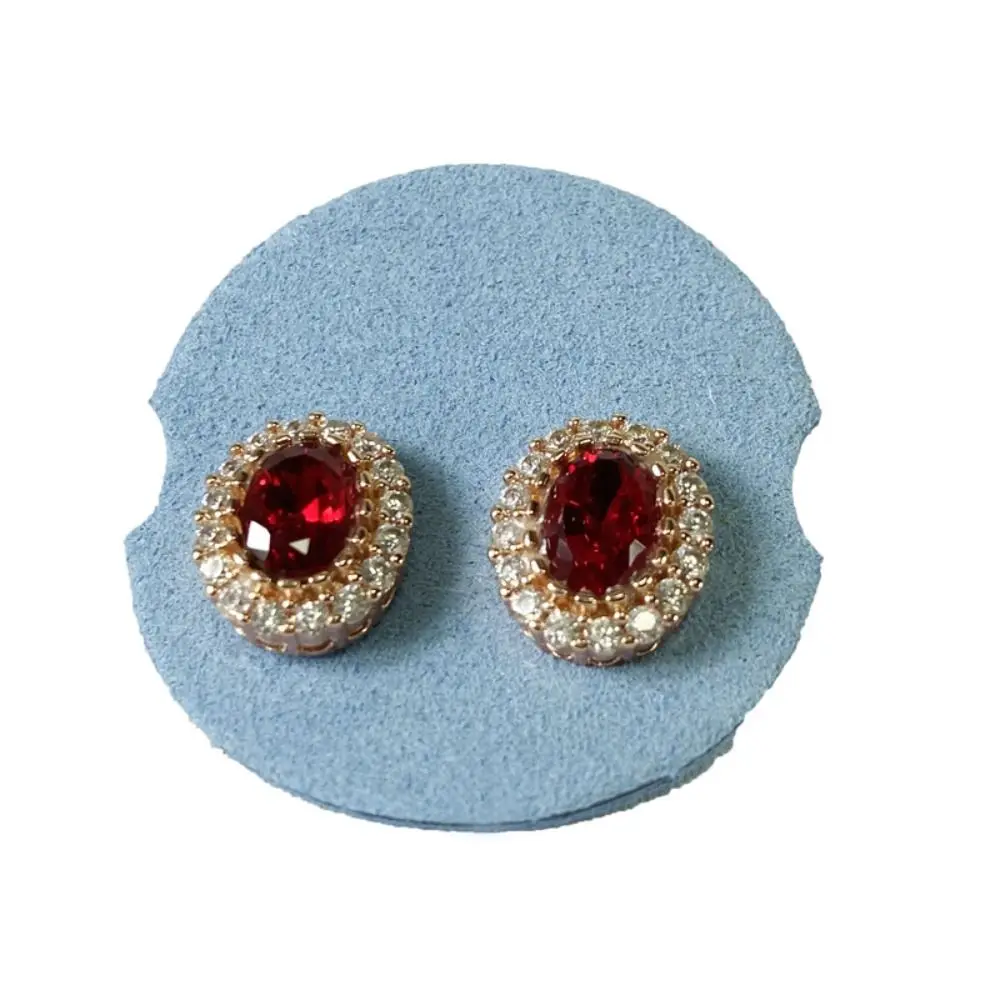 

12Pcs Multifunctional Rings Display Pads Simple Organizer Earrings Card Holder Round Jewelry Packaging Round Ring Stand Vacation