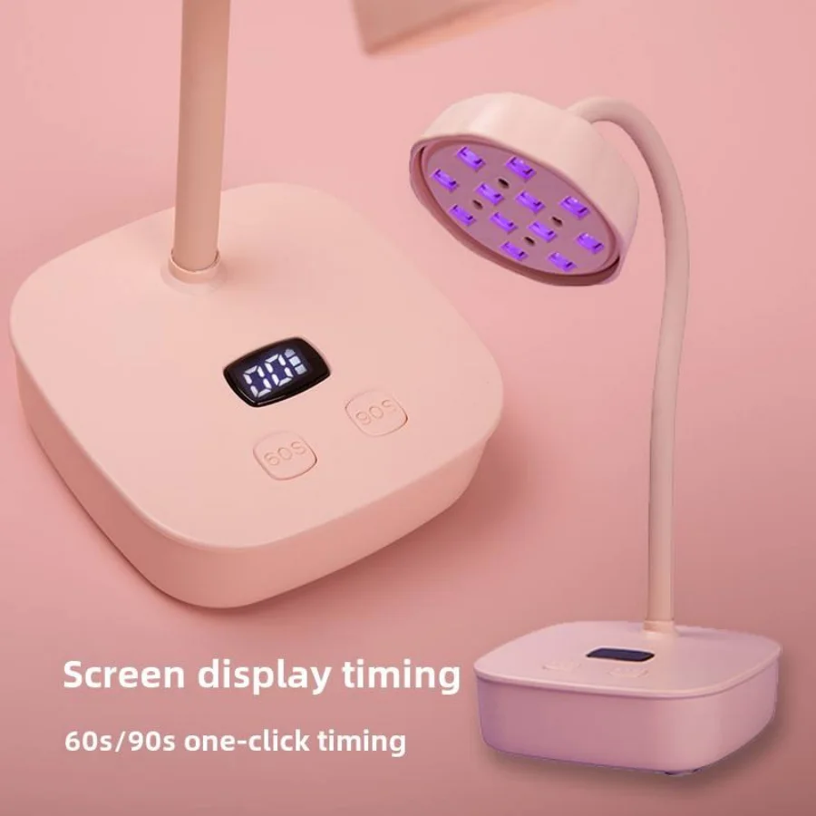 Nail Art Lamp Oplaadbaar Draagbaar Licht Mini Nail Art Lamp Kleine Led Gebakken Nagel Diamantlamp Uv-lamp Ingebouwde batterij Baklamp