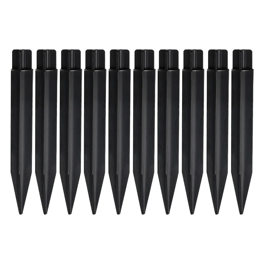 10pcs Backyard Decoration 180*22mm 7.08*0.86in Easy Install Rods Ground Ground Cutting Poles Adjustable Lamp Anchors