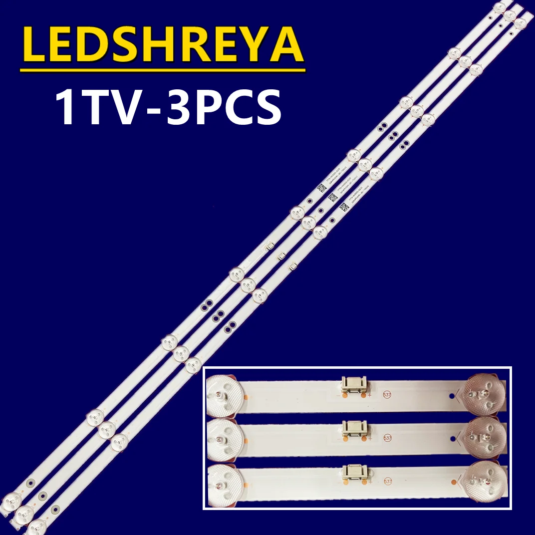 

LED Backlight Strip For 43X6 43E2A 43K5D 7779-643000-D160 7779-643000-D160 7779-643000-D220 7779-643000-D230